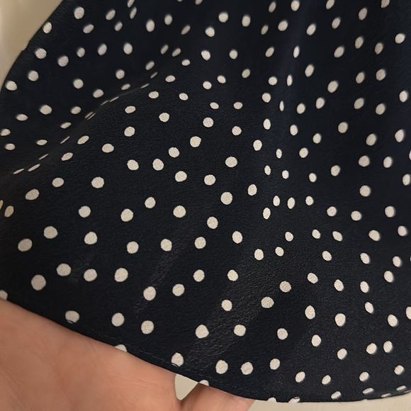 FRAME Polka Dot Silk Spaghetti Strap - Picture 2 of 4